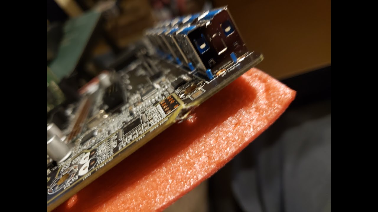 Trying B250C BTC 12X USB3 0 TO PCIE Mother Board and RIG update