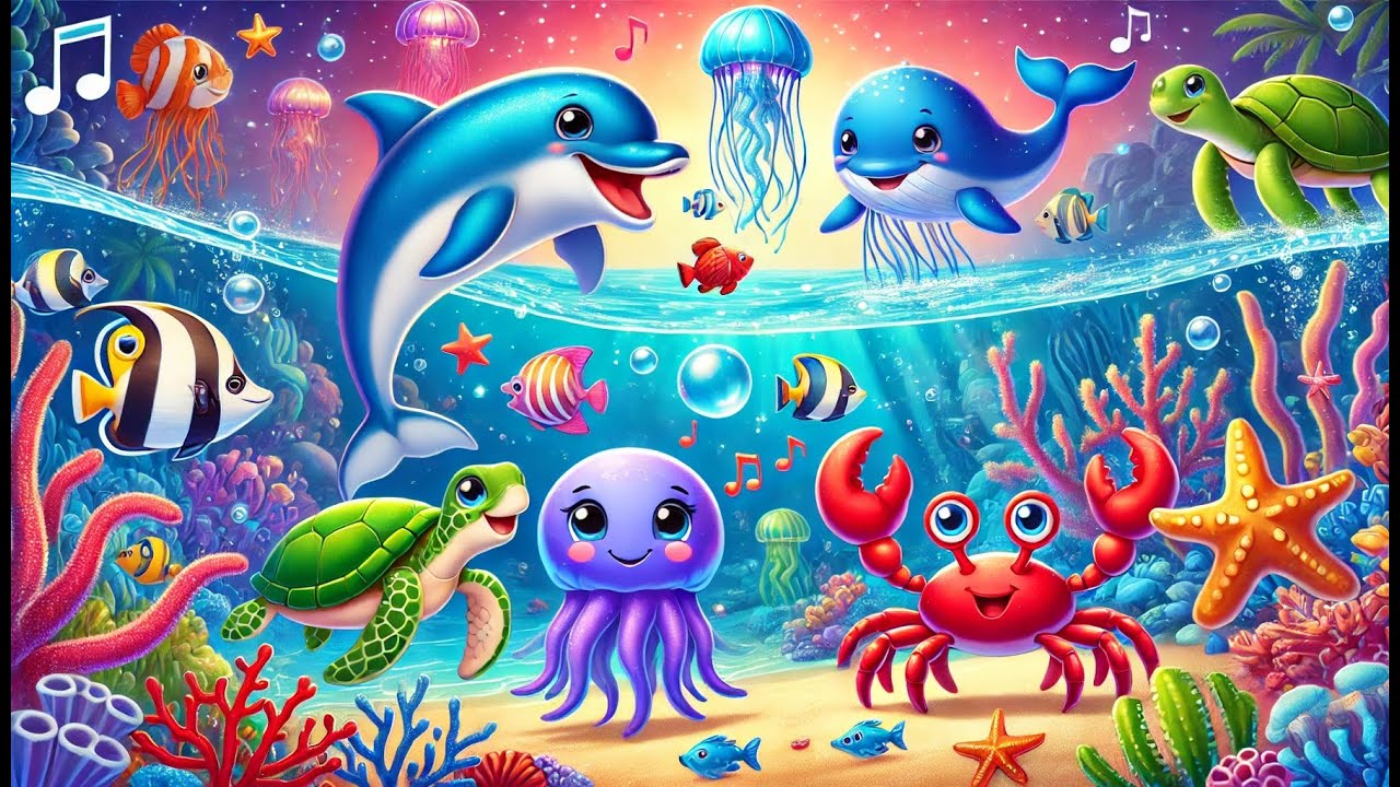 🎶 Dive into the Ocean Song! | Epic Under the Sea Adventure for Kids ...