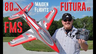 FMS  Futura V3  80mm  Maiden Flights