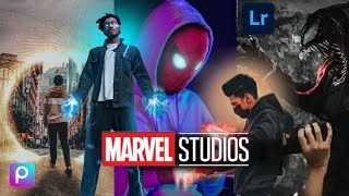 MARVEL HEROES Edit with Phone | PicsArt Tutorial | Spiderman | Ironman | Thor | Dr Strange | Venom screenshot 5