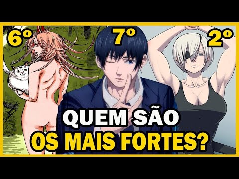 OS 10 CAÇADORES MAIS FORTES DE CHAINSAW MAN