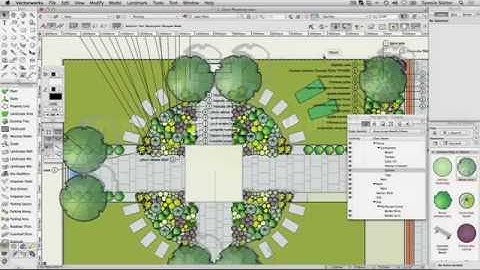 Vectorworks 2017 - Site Design - Explore the Planting File & Plant Graphics