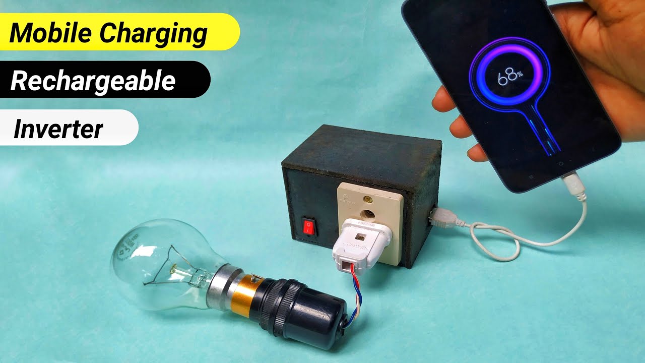 Diy Mini Invertor 2 IN 1 Free Inverter | DIY Mini Inverter | Inverter Kaise Banaye | How ...