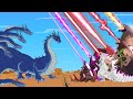 EVOLUTION OF MIZUNOENO DRAGON vs GODZILLA ATOMIC BREATH: Size Comparison / ANIMATION [2024]