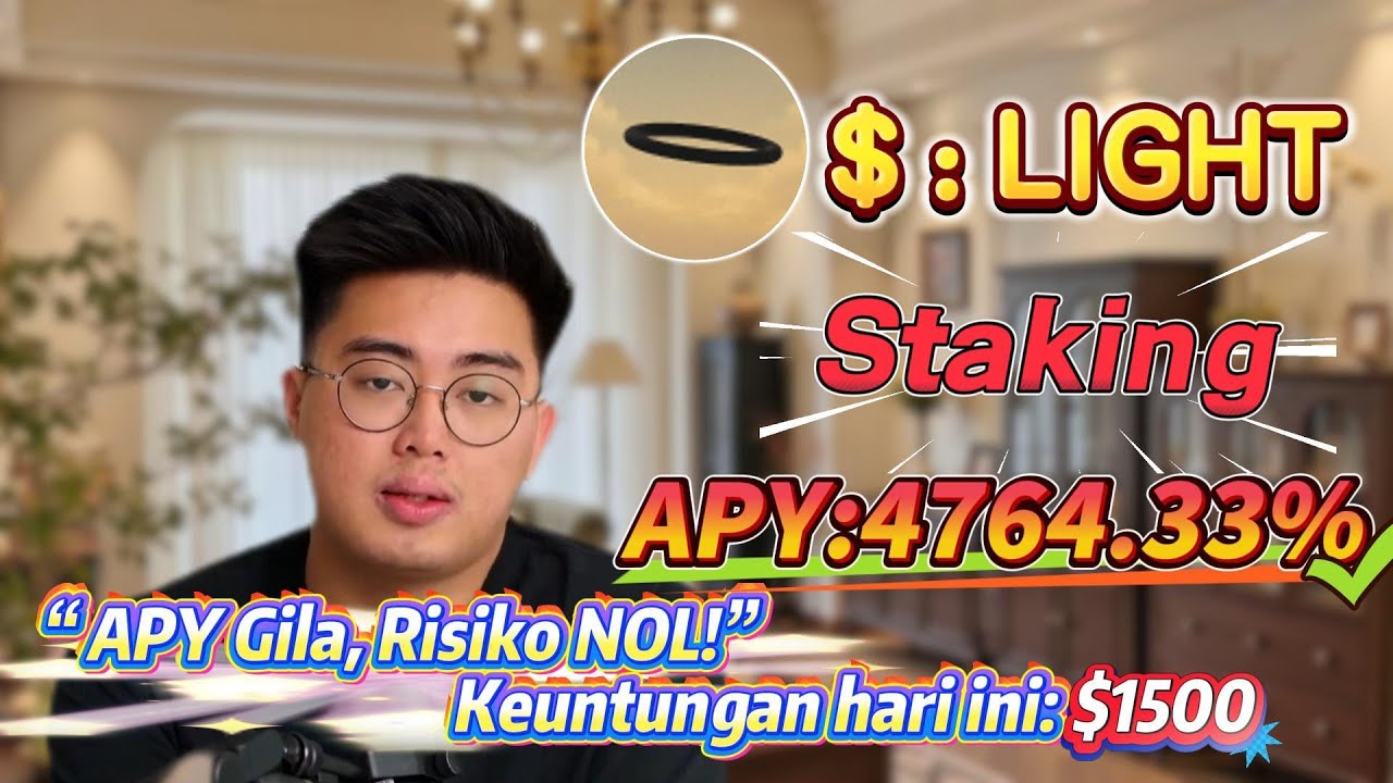 🔥 LIGHT staking Solana — profit stabil 4764.33% APY dijamin!