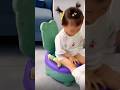 KID CLEANS HERSELF Baby Babyvideos Poop Toilet Clean Cute Funny Comedy Ytshort Shortvideo Status