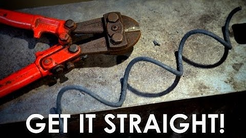 Straightening Coil Spring for Forging Punches and Blacksmith Tools