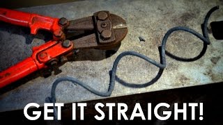 Straightening Coil Spring for Forging Punches and Blacksmith Tools