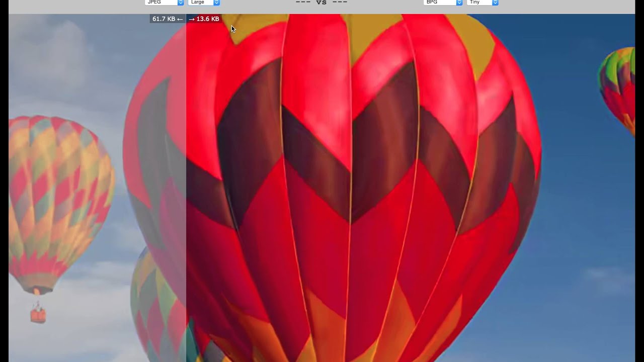 BPG image compression
