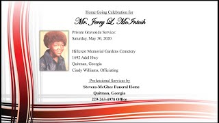Home Going Celebration for Mr. Jerry L. McIntosh