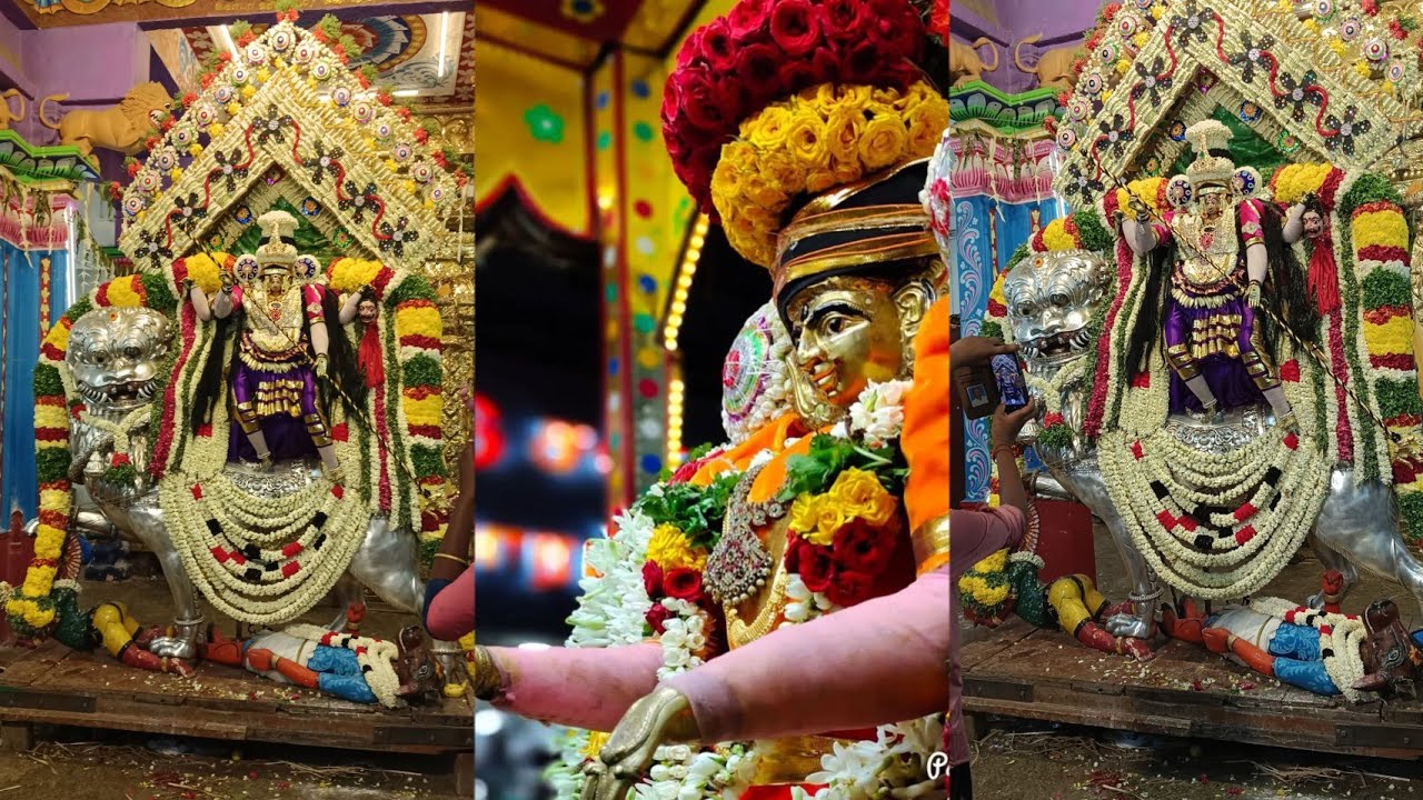 எங்க ஊர் Pattukottai Sri Nadiamman Kovil வரகரிசி மாலை திருவிழா🙏🏻🌟#pkt #nadiyamman #vlog