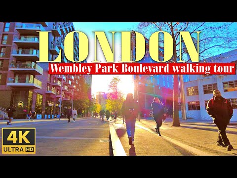 [4K] London walking