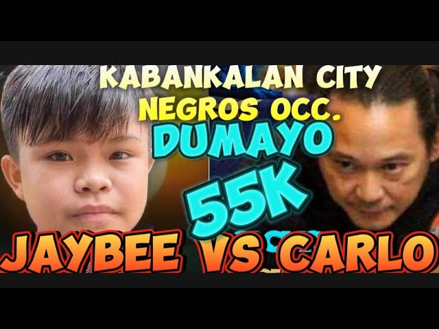 55k DUMAYO SA KABANKALAN CITY🎱 JAYBEE VS CARLO 04-25-2024 class=