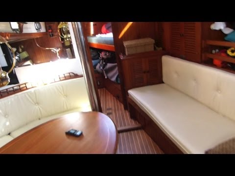3. Cabin Tour - Liveaboard Sailboat Vagabond 42 Fellowship