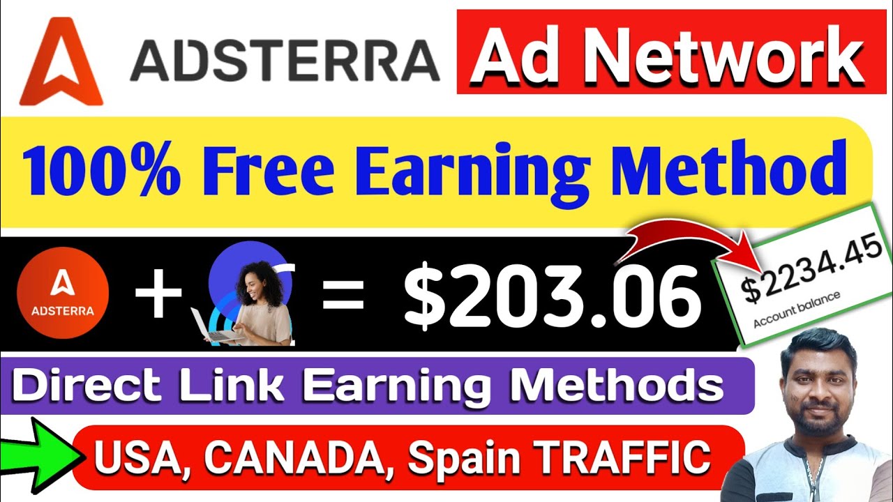 💥Adsterra 💸 Earn $5 Per Day Free Earning Method | Adsterra Lifetime Earning Tricks - SmartHindi