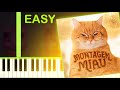 Ay Mi Gatito MONTAGEM MIAU EASY Piano Tutorial