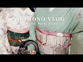 JAPAN VLOG in kimono 🇯🇵going back to my hometown Nara, kyoto, Osaka🦌⛩shrine, temple, lot of foods🍱