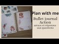 Plan with me  bullet journal action
