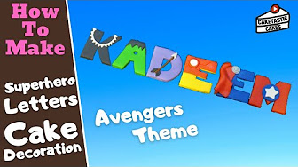 Avengers Superhero Cake Decoration