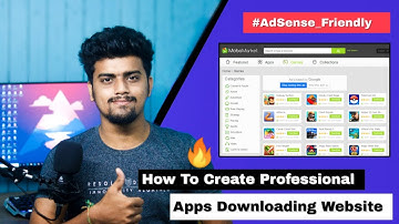 How To Create Professional App Downloading Website | APK Download Website like Playstore APKpure