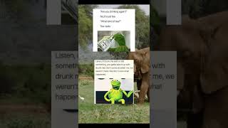 Drinking #funny #shorts #kermit