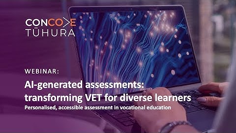 Webinar: AI-generated assessments: transforming VET for diverse learners