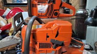 the beast saws from Sweden! husky 394 and 395 introducing lumber jackson!