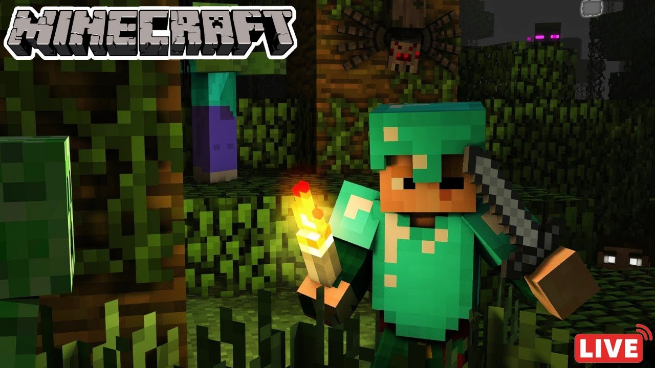 Minecraft Live | Collecting Resources for Trading Hall