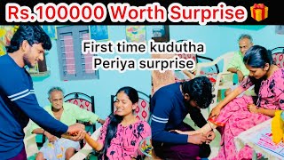 100000 Worth Surprise Gift | Shockla Mudinja Surprise | Vinuanu | Coimbatore Couple