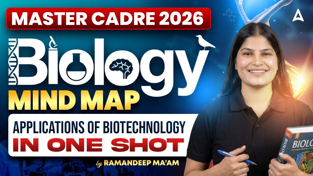 Master Cadre Biology Preparation 2026 | Applications of Biotechnology One Shot By Ramandeep Ma'am