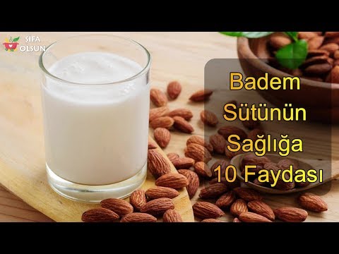 Video: Şekersiz badem sütünde hangi maddeler bulunur?