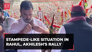 LS Polls 2024: Stampede-like situation disrupts rally of Rahul Gandhi, Akhilesh Yadav in Prayagraj