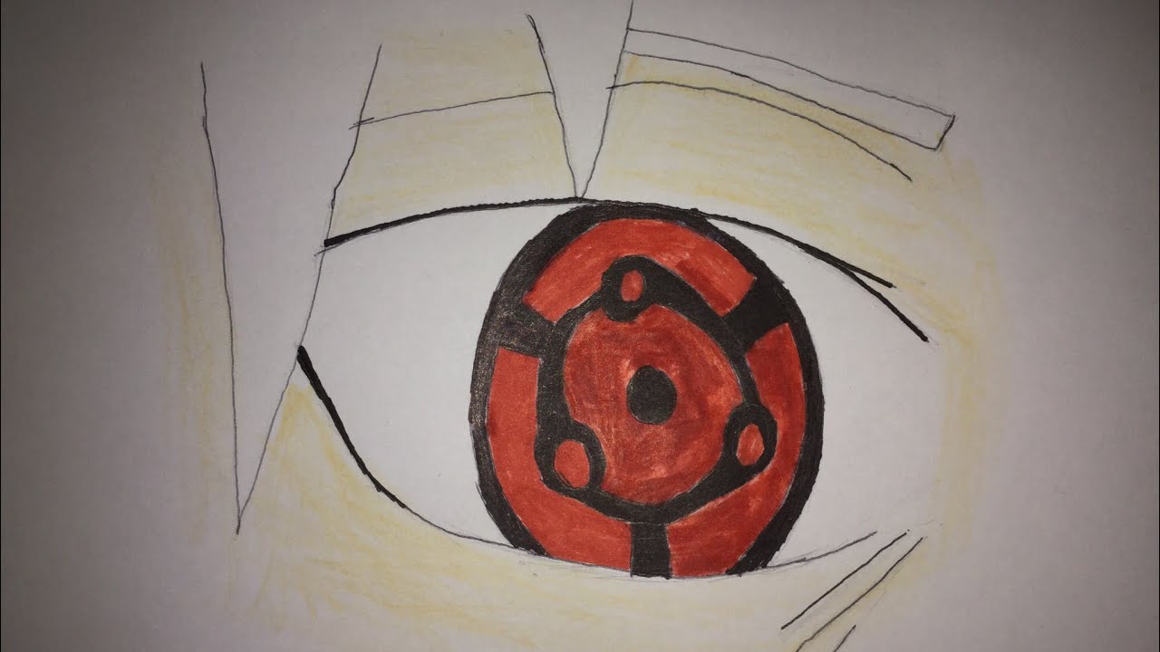 Drawing Madara S Mangekyou Sharingan Youtube