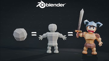 Create 3D Game Characters EASY | Blender Tutorial