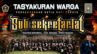 Live Tunda Admja Music - Tasyakuran Warga PSHT Sub Sekretariat | WSS_pro audio | aditjaya Pictures