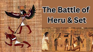 The Battle of Heru & Set  Mystical Meaning #kemet #blackegypt #kemeticspirituality #maat #heru