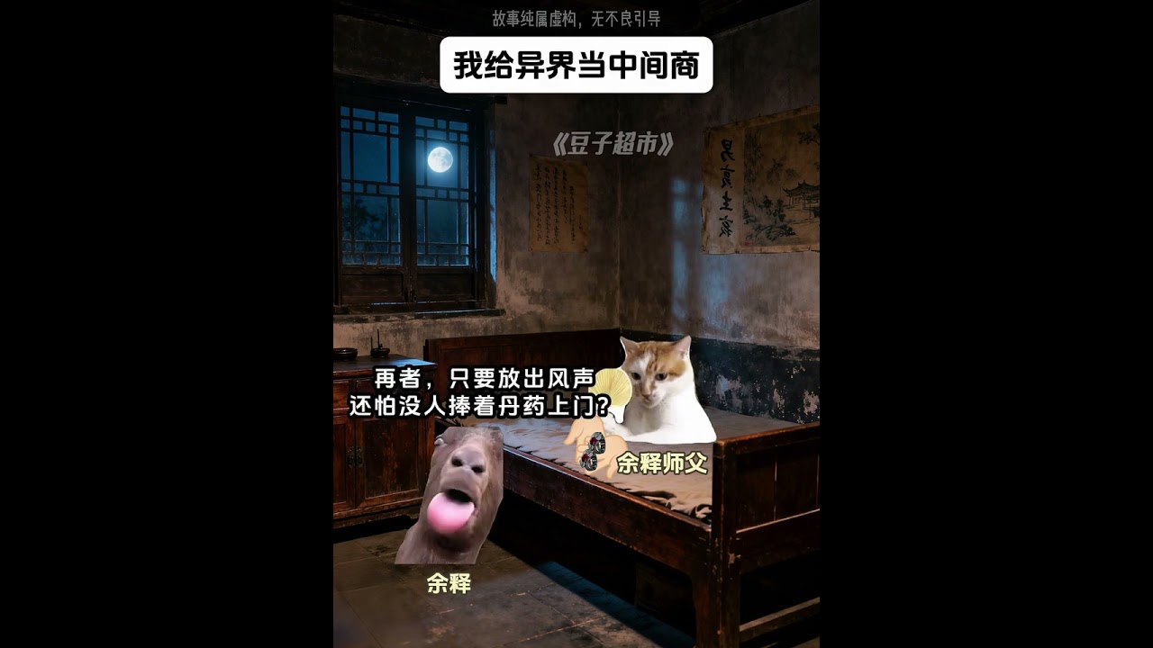 大大大合集《我給異界當中間商》豆子超市第1-24集#猫meme  #真实还原 #搞笑  #猫meme小剧场  #万万没想到  #内容过于真实  #funny #fyp #热门 #catmemes