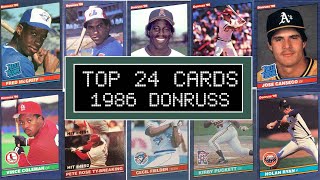 The 24 Most Valuable Baseball Cards from 1986 Donruss