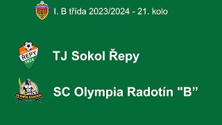 TJ Sokol Řepy - SC Olympia Radotín "B" 0:3