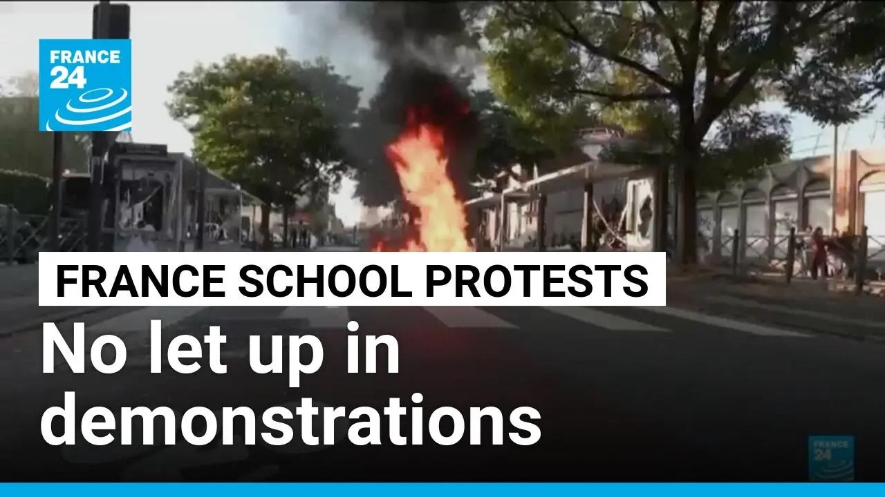 French school protests continue with larger demonstrations set for Tuesday • FRANCE 24 English