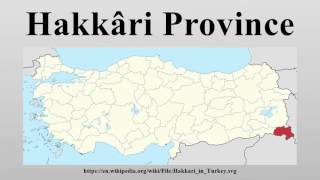 Hakkâri Province