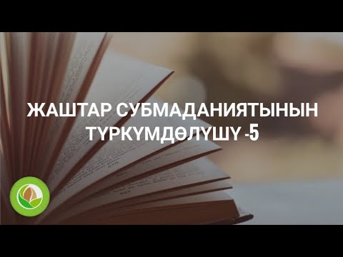 Video: Жаштар субмаданияты