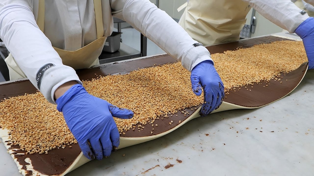 завиток из теста с нутеллой и популярная коллекция хлебобулочных изделий - Корейская выпечка