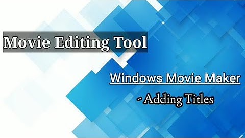 Class XII | Unit 1 - Movie Editing Tools | Part - 6