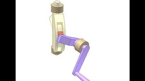 Oblique Crank   Rocker mechanism 2a #Shorts