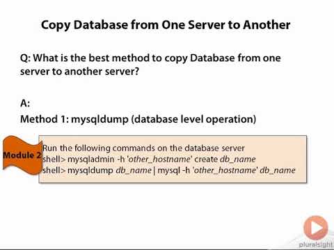 05 07 Copy Database From One Server to Another - YouTube