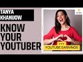 Tanya khanijow youtube earnings tanyakhanijow datashots youtubeearning youtubesalary