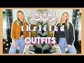 STYLING 100% THRIFTED OUTFITS! | HOW I STYLE THRIFTED FINDS