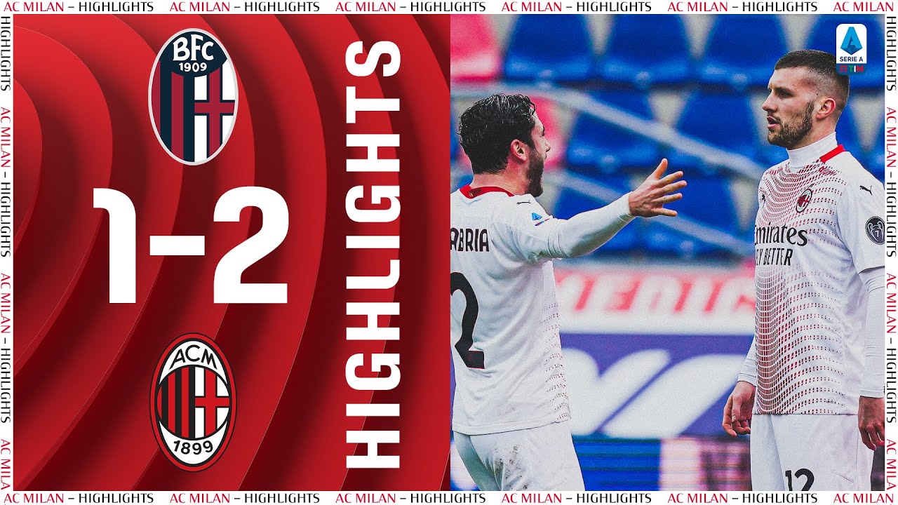 Highlights Bologna 1 2 AC Milan Matchday 20 Serie A TIM 2020 21 