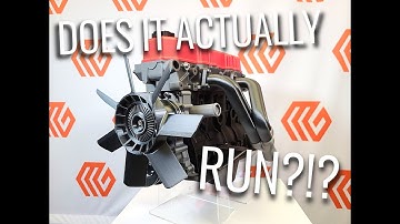 AMAZING 70% Scale 3D Printed 4-Cylinder Engine Assembly